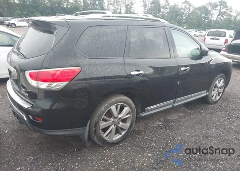 2014 Nissan Pathfinder Platinum из США, поврежденный, VIN 5N1AR2MM3EC698527